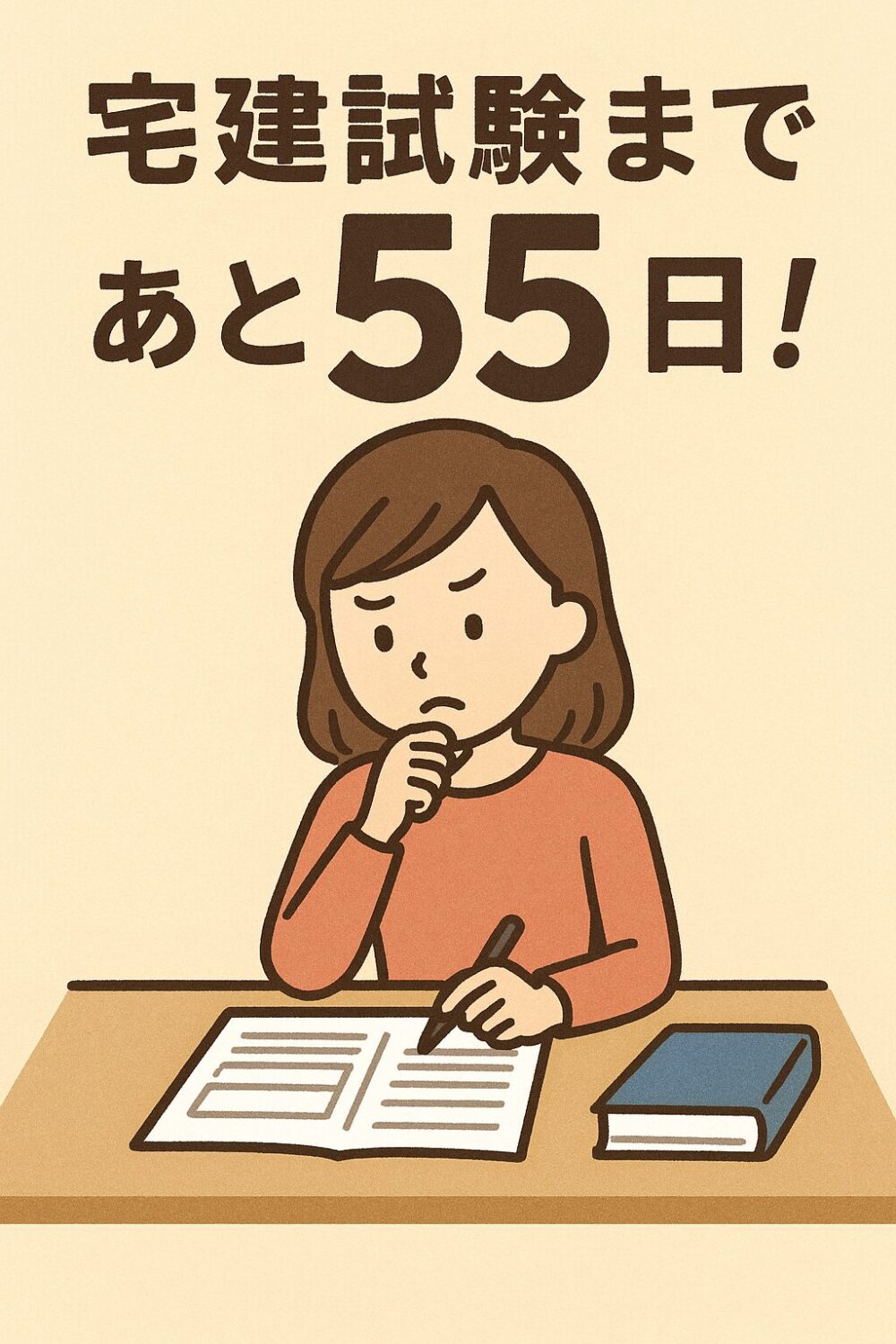 [宅建試験まであと55日！]平成30年度過去問を復習！弱点を一歩ずつ克服