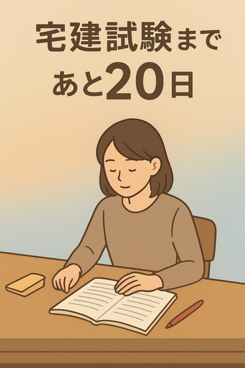 [宅建試験まであと20日！]時間配分の壁を痛感…本番形式で分かった課題！