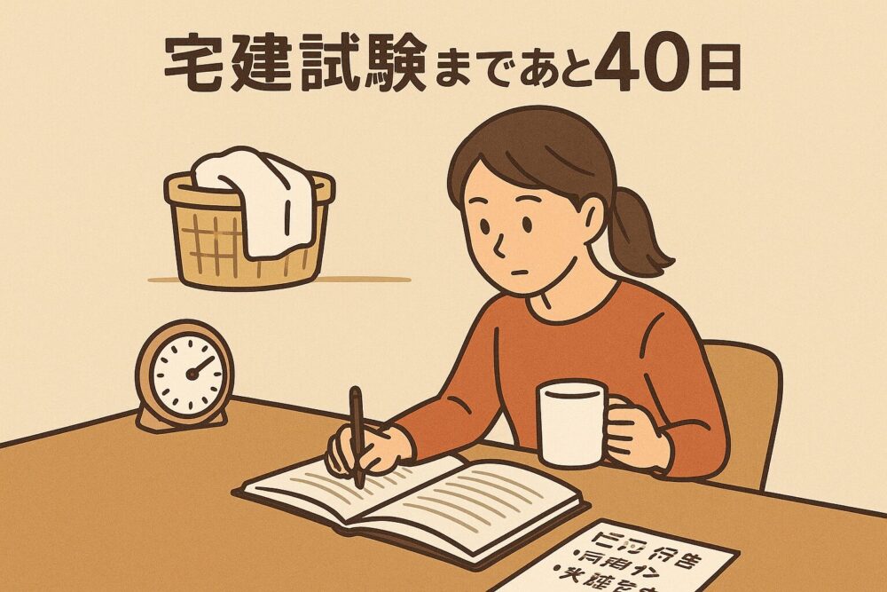 [宅建試験まであと40日！]権利関係を過去問で強化中!
