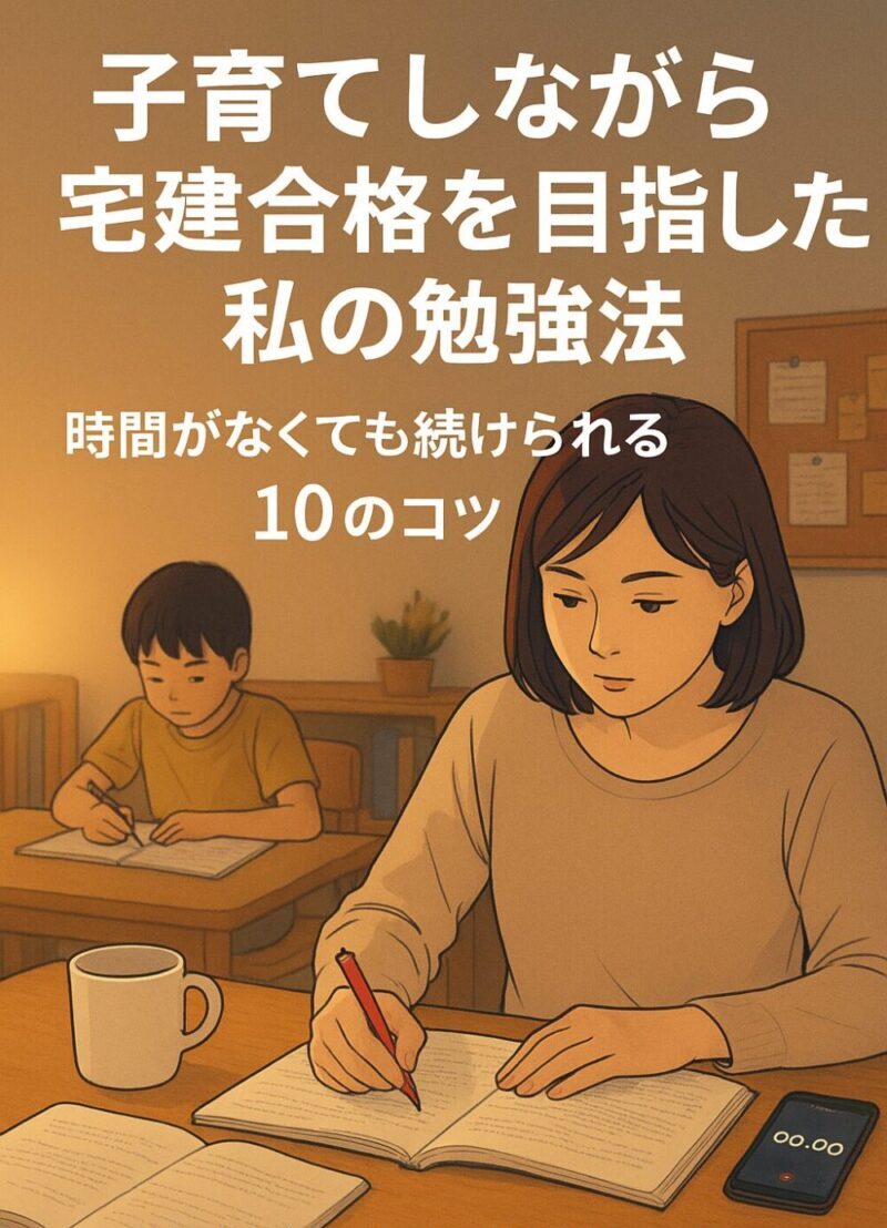 仕事・子育てしながら宅建合格を目指した私の勉強法！『時間がなくても続けられる10のコツ』