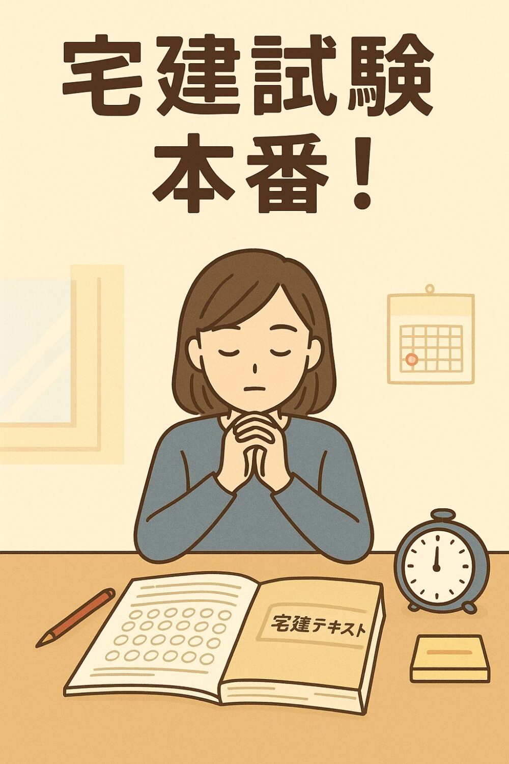 [宅建試験本番！]ついにこの日が来た！