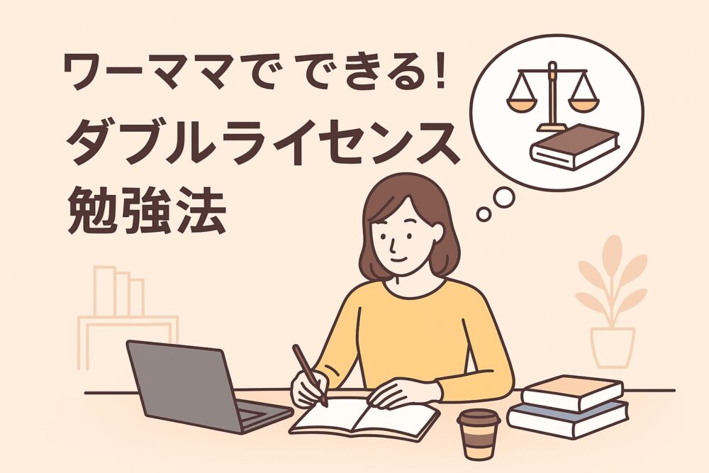 ワーママでもできる！ダブルライセンス合格のための効率勉強法！