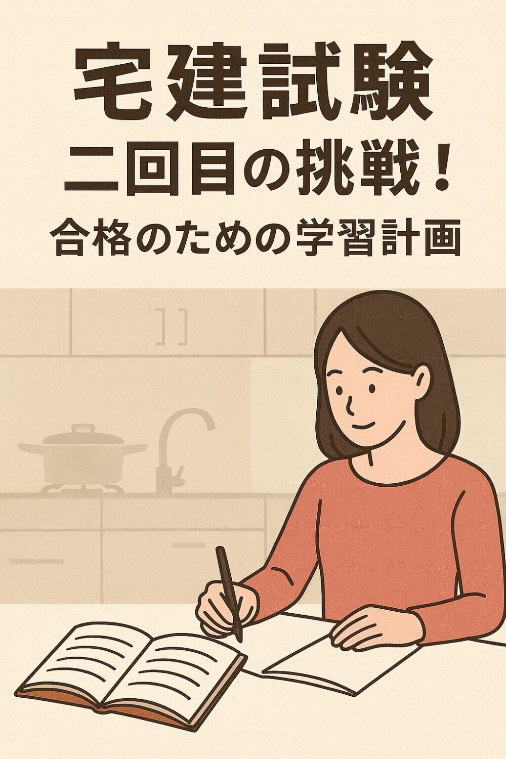 宅建二回目の挑戦！合格のための学習計画